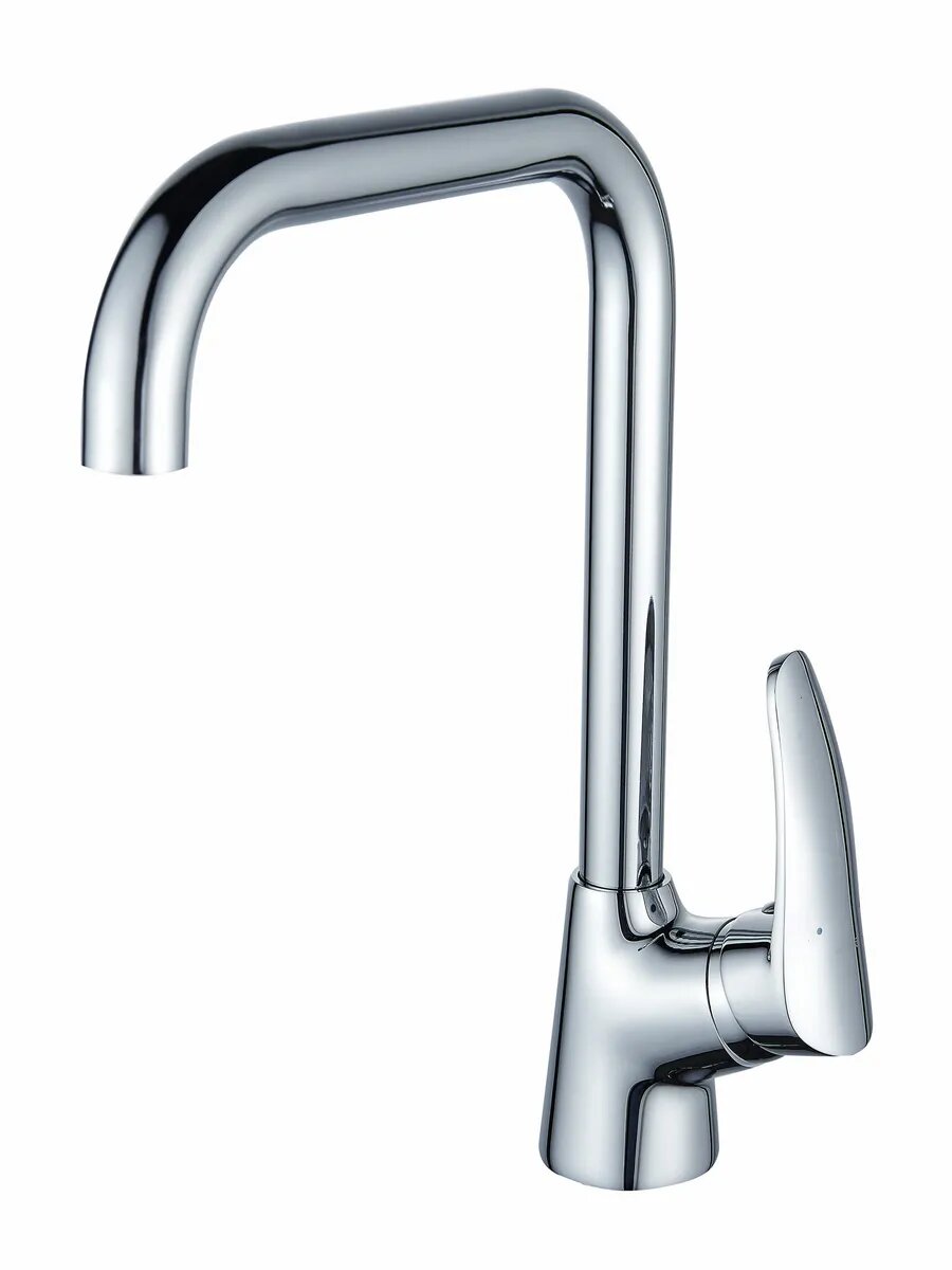 Смеситель Diadonna, кухонный, высокое изливание, однорычажный, аэратор, латунь — фото 1