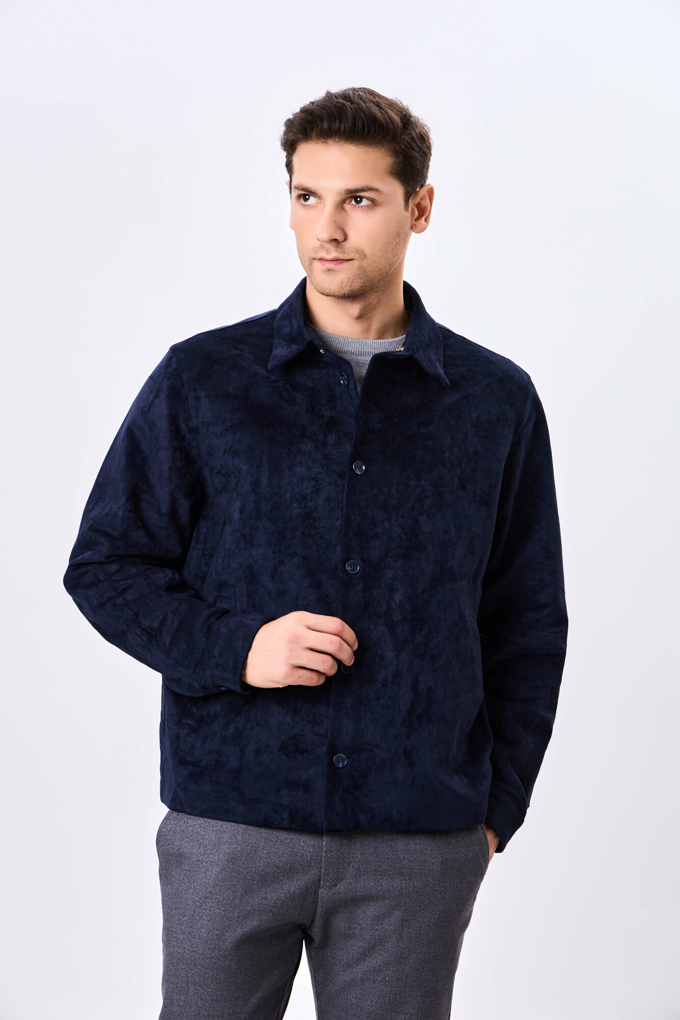 Ветровка TERRA PRO, размер M, navy