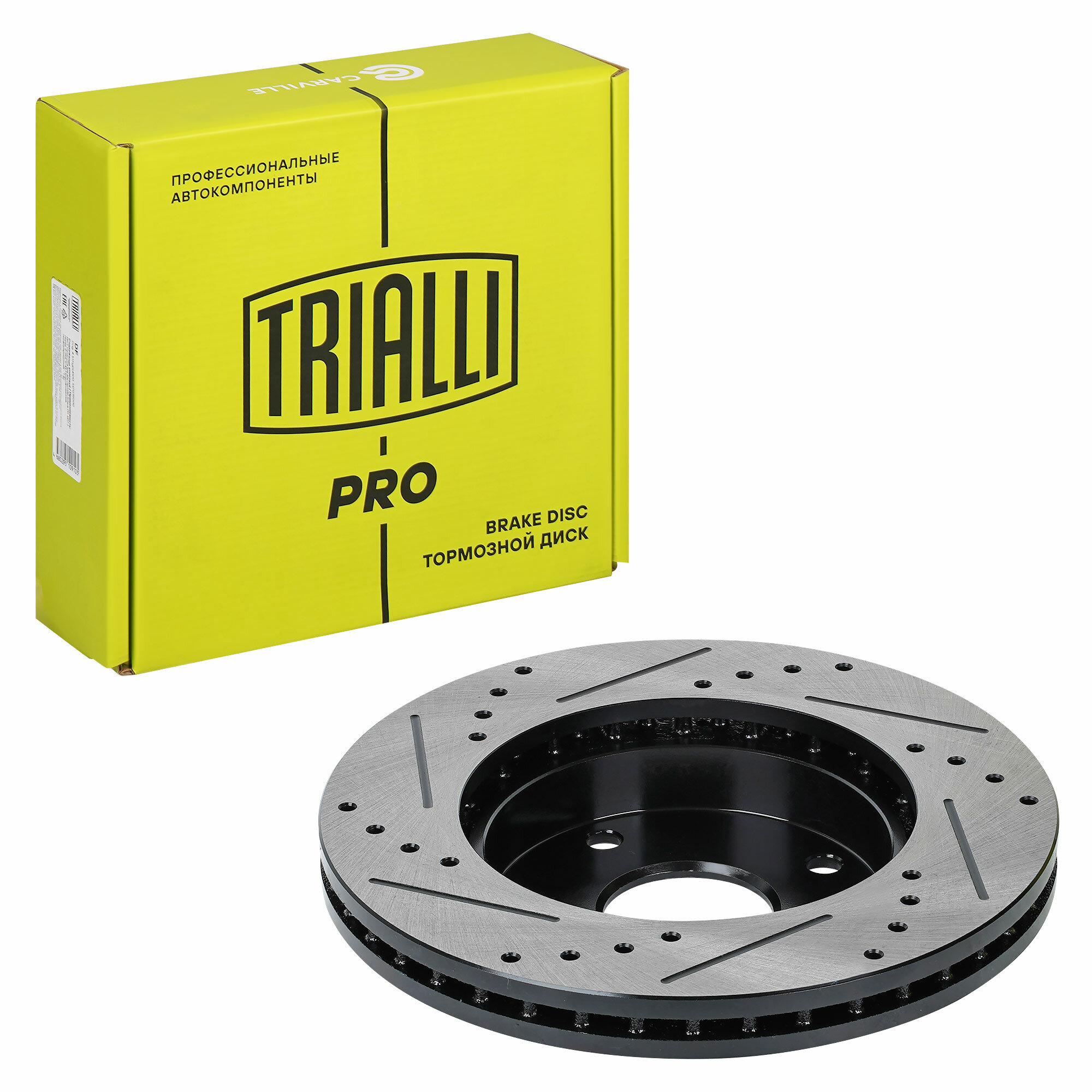 Диск торм. для Chevrolet Lacetti/Gentra перед. d=256 (перф/слот/окраш) (DF 272s) PRO