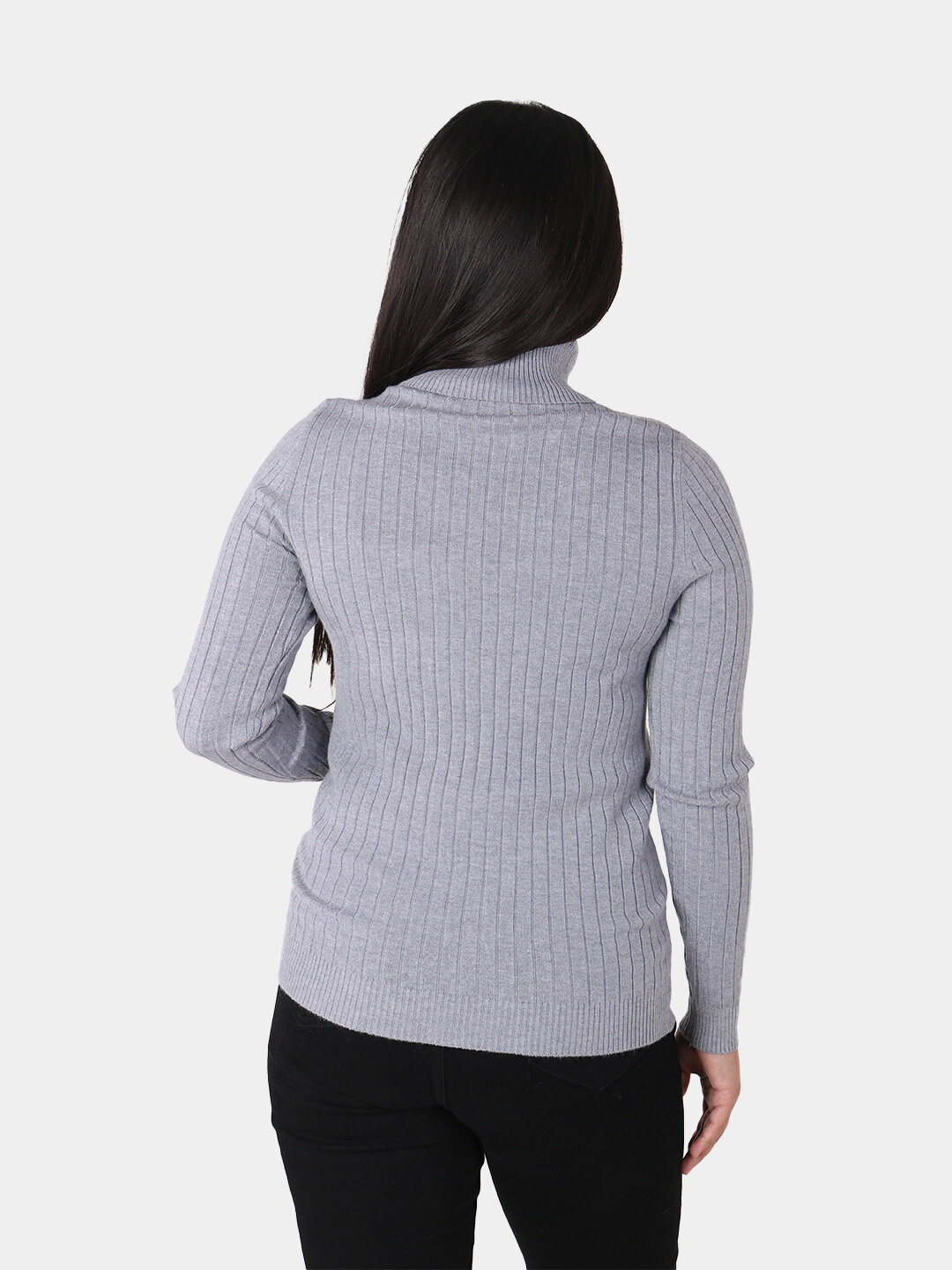 Водолазка , размер One Size, серый — фото 1