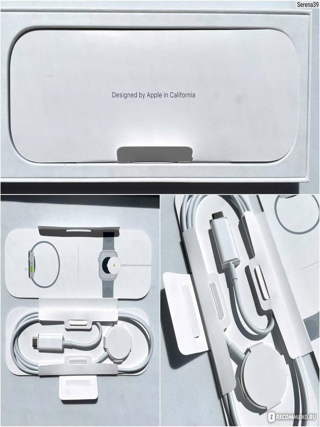 Оригинальный кабель Apple Watch для быстрого зарядного устройства к USB-C Плетеному кабелю длиной 1 м
