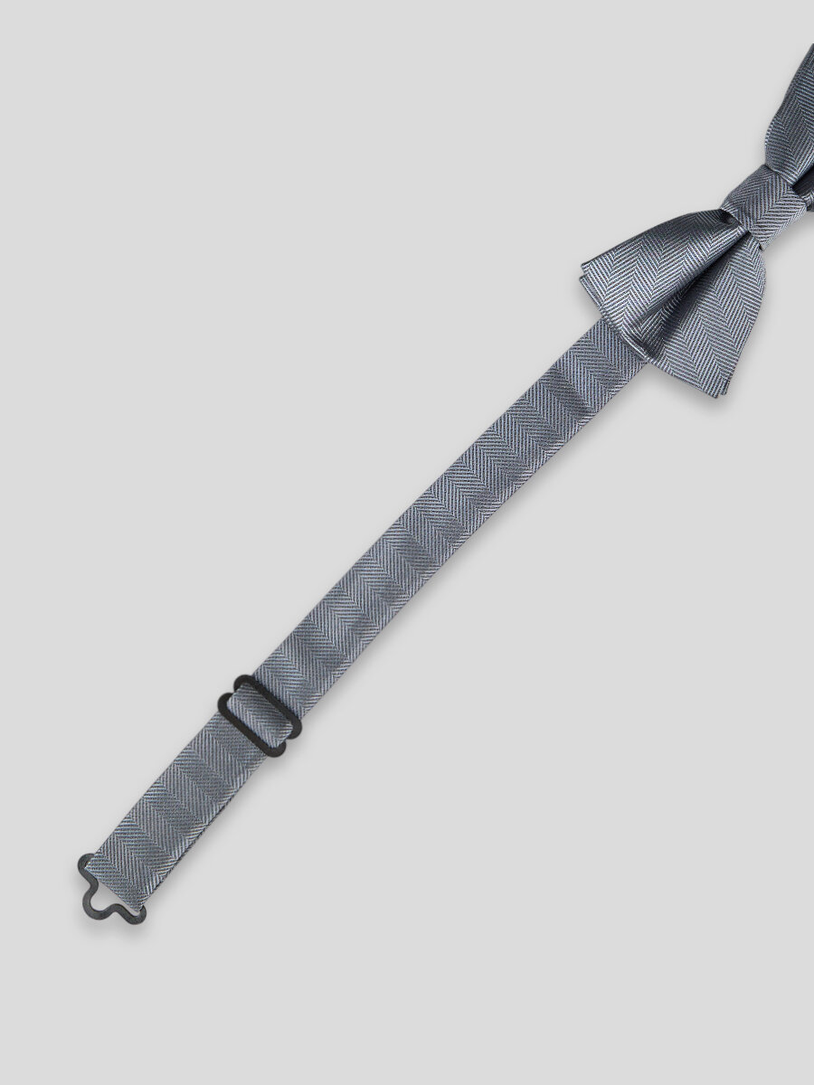 Бабочка Noble People, серый — фото 1