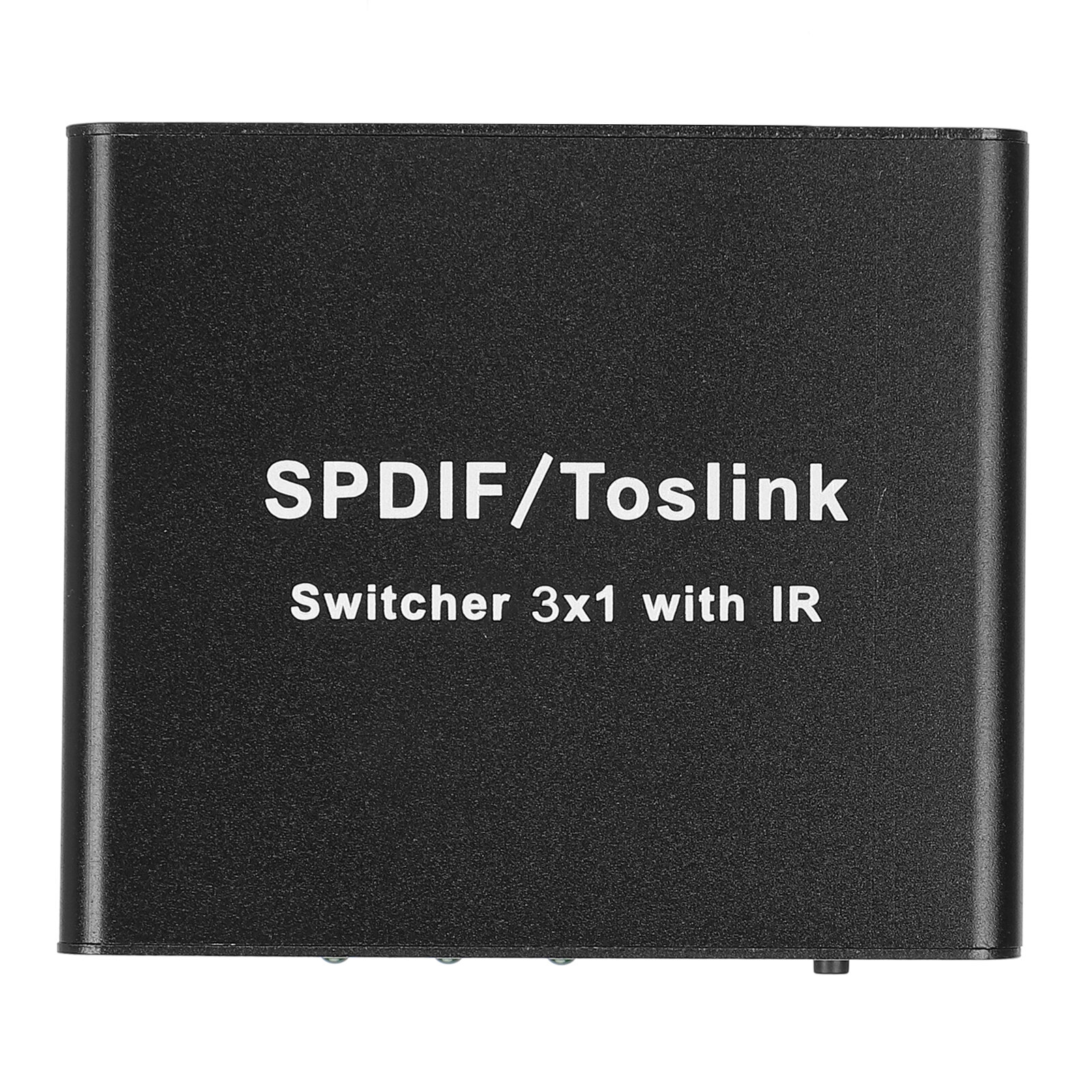 Коммутатор SPDIF/TosLink 3x1 с пультом дистанционного управления, 3 входа и 1 выход, Великобритания