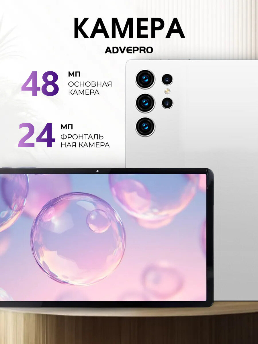 Планшет андроид S24ULTRA, Android 14,11,6",16ГБ/1ТБ, Bluetooth, Wi-Fi, GPS — фото 1