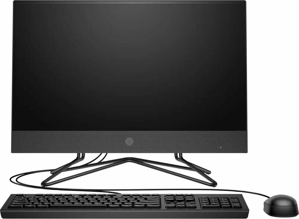 21.5" Моноблок HP 200 G4 Full HD, Intel Core i5 1235U, 16ГБ DDR4, 512ГБ SSD, с оптическим приводом, FreeDOS черный 6D418EA/16GB