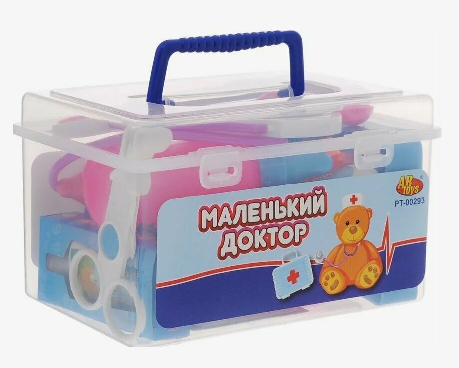 Игровой набор "Маленький доктор" игрушка DIY 3+ в пластиковом кейсе