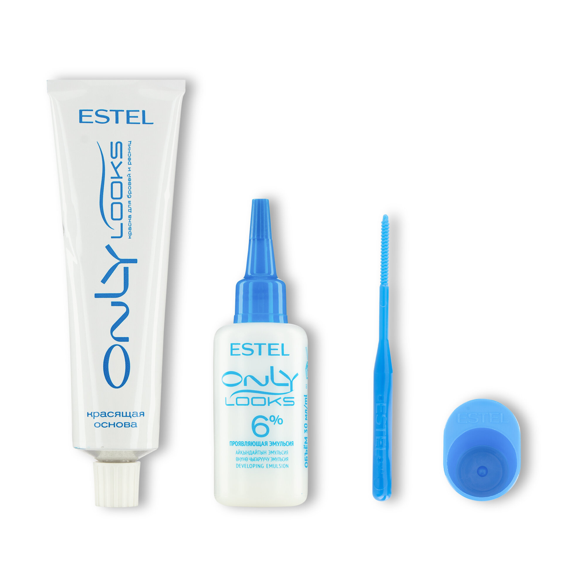 Краска для бровей ESTEL "ONLY Looks", оттенок "Графит", профессиональный уход