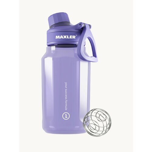 Бутылка для воды шейкер спортивный Maxler Water Bottle Shake&Mix, 750 мл, фиолетовый