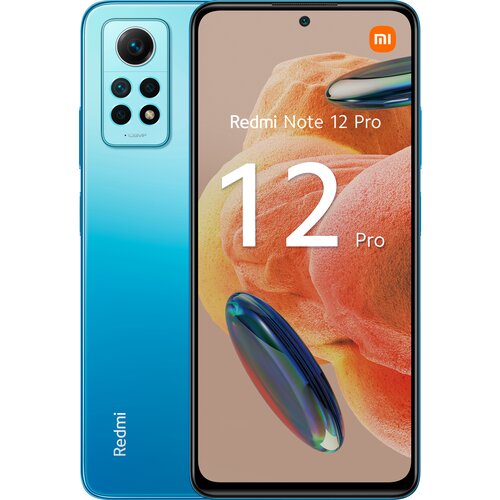 Смартфон Xiaomi Redmi Note 12 Pro 4G 6/128 ГБ Global, Dual nano SIM, голубой смартфон xiaomi redmi note 12 pro 5g 6 128 гб global dual nano sim белый