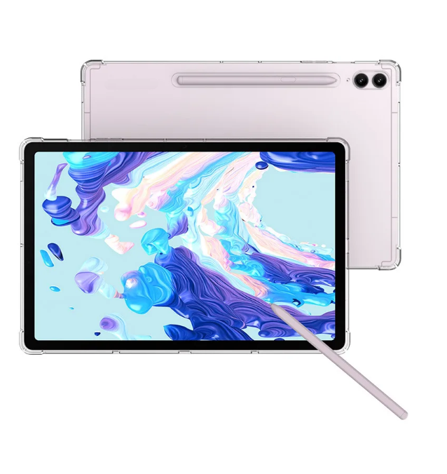 Чехол накладка противоударный для планшета Samsung Galaxy Tab S9 Plus + (12.4") прозрачный