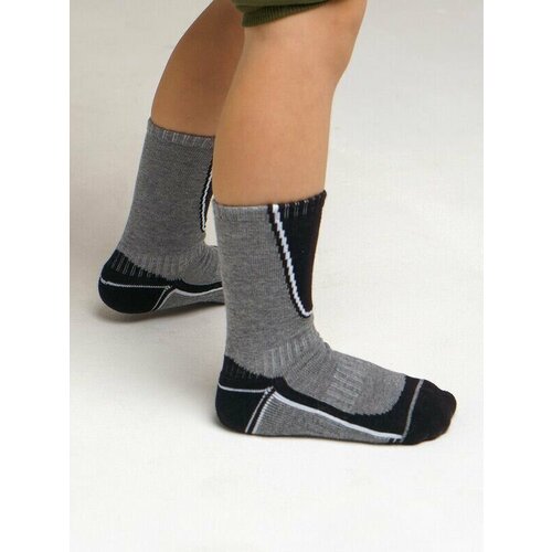 фото Носки размер 20, черный, серый нет бренда