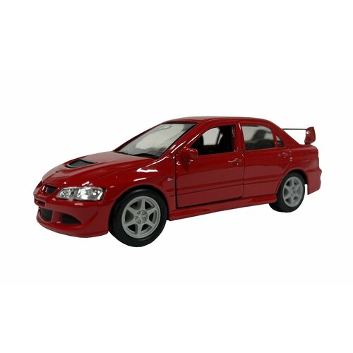 Модель машины 1:38 Mitsubishi Lancer Evolution VIII Welly 42338W красный