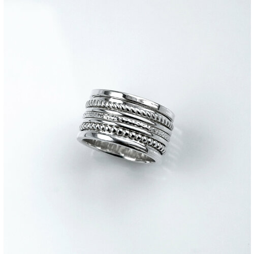 Кольцо механизм Jam Jewelry, серебро, 925 проба, размер 17