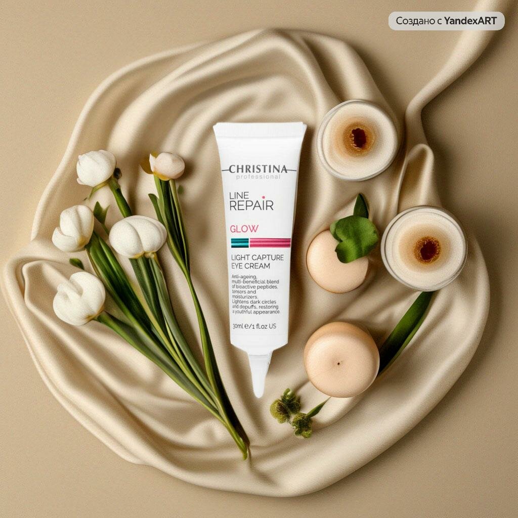 Christina - Крем для кожи вокруг глаз «Сияющий взгляд» Line Repair Glow Light Capture Eye Cream, 30 мл