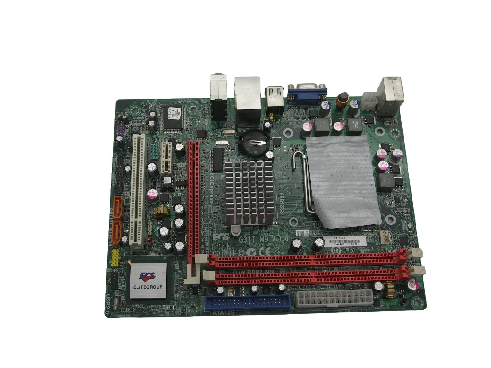 Материнская плата S-775 EliteGroup G31T-M9 V:7.0 (iG31/2xDDR2/SATA/SVGA/Sb/Lan/mATX)