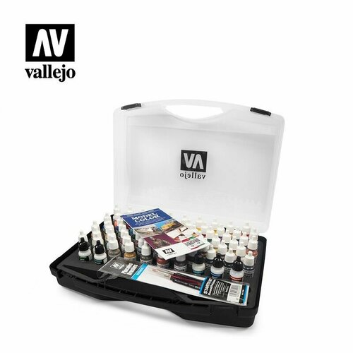фото Набор красок для сборных моделей vallejo basic model color case (72) acrylicos vallejo