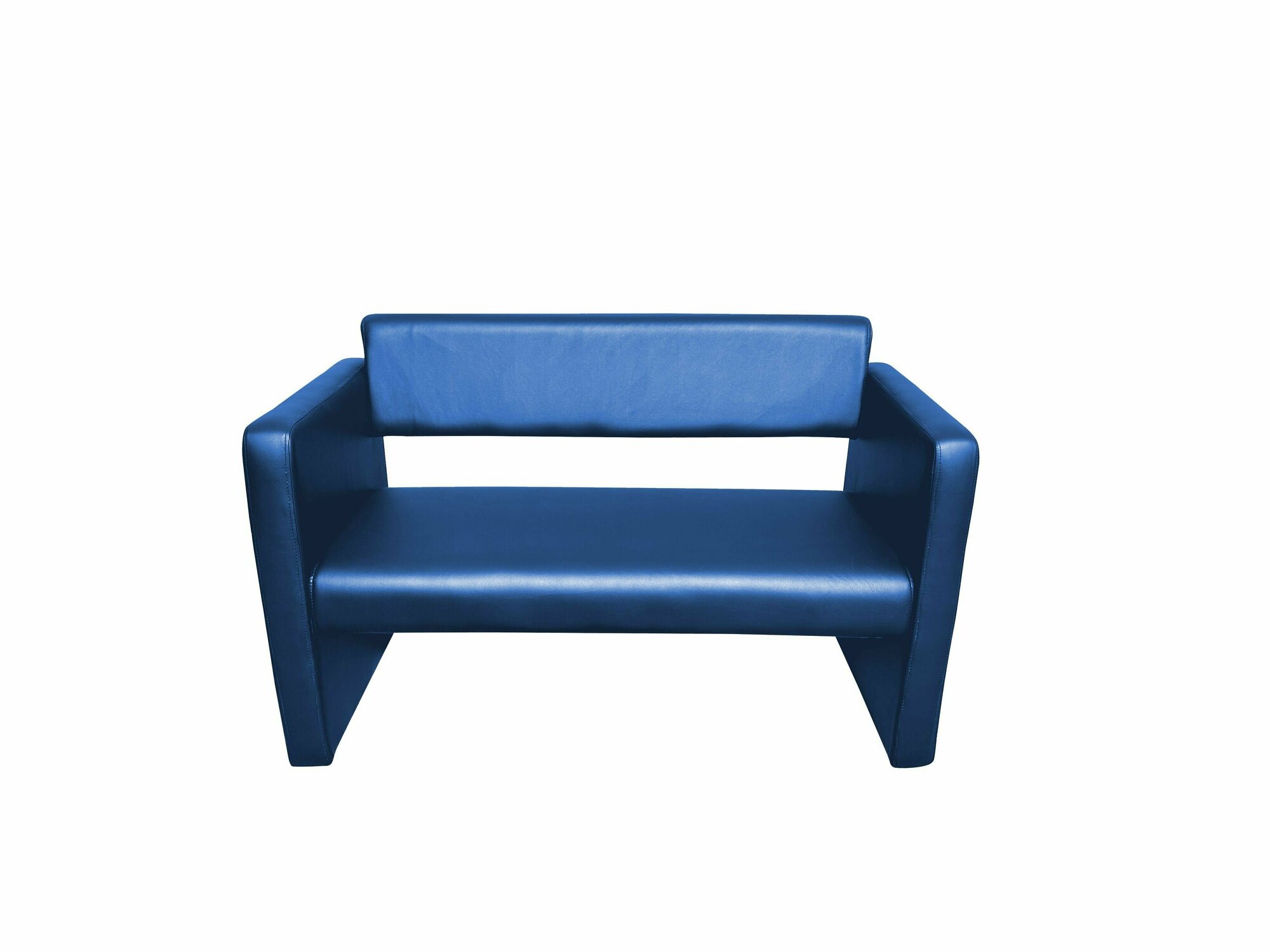 фото Диван двухместный Батл синий