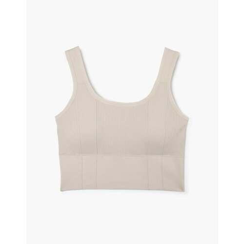 фото Топ gloria jeans, размер l (48-50), бежевый