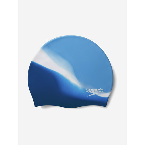 фото Шапочка для плавания speedo multi color голубой; ru: 52-58, ориг: one size
