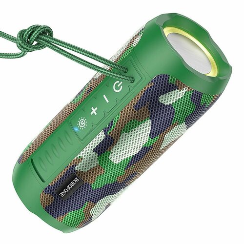 Беспроводная колонка Borofone BR21 Sports, зеленая, 1 шт портативная колонка borofone br21 sports bluetooth красный 6974443383621