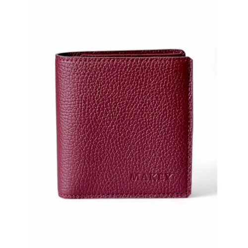 фото Кошелек makey 122-07-01, фактура зернистая, красный