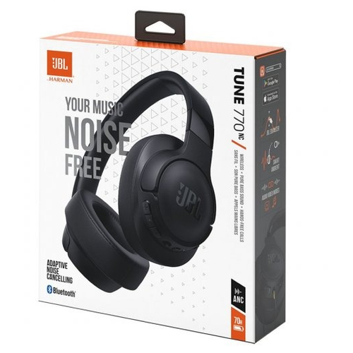 Стереонаушники Bluetooth Полноразмерные JBL T770NC BT53690mAh70ч черные 1013000₽