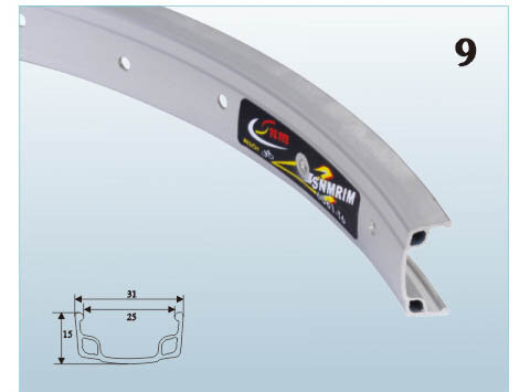 Тайваньские производители Обод S25А одинар. 24x1.75-2.125 серебр. 36H
