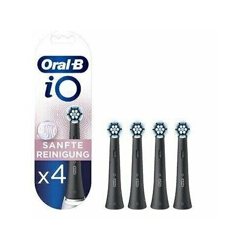 Насадки для электрической зубной щетки Oral-B iO Gentle Care Black (Sanfte Reinigung), 4 шт.