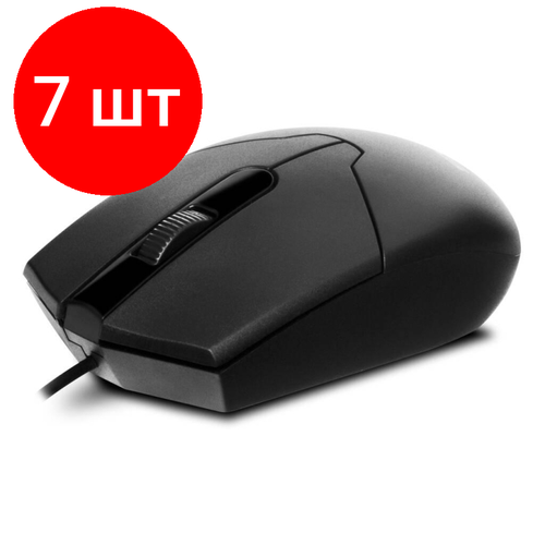 Комплект 7 штук Мышь компьютерная Sven Мышь RX-30 USB черная SV-018214 190600₽
