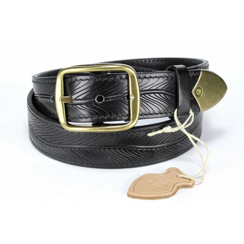 фото Ремень , размер 115, черный fortuna