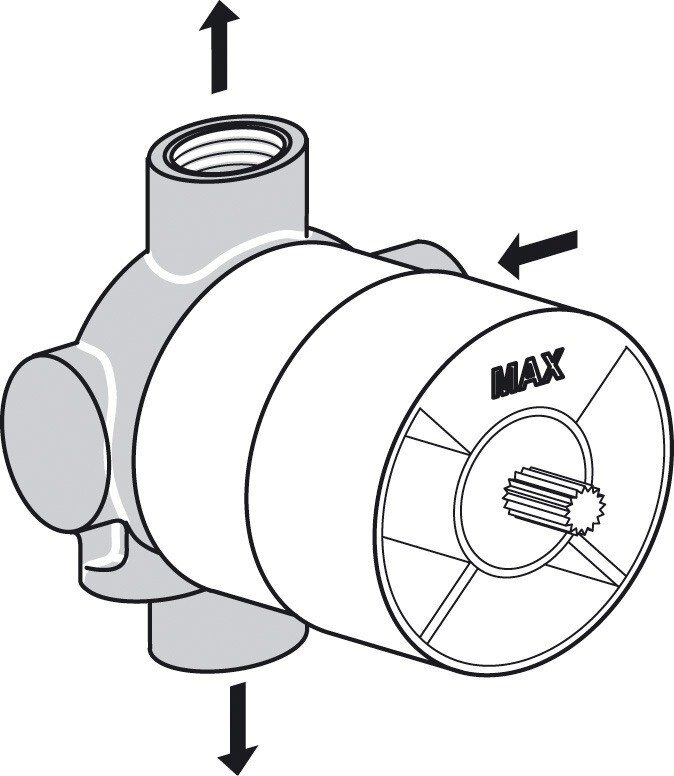 Ideal Standard A2393NU Внутренняя часть смесителя