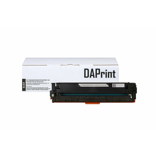 Картридж лазерный DAPrint DP-CB540A/CE320A/CF210X Black (черный) для HP и Canon 2,2К стр. картридж лазерный daprint dp cb540a ce320a cf210x black черный для hp и canon 2 2к стр