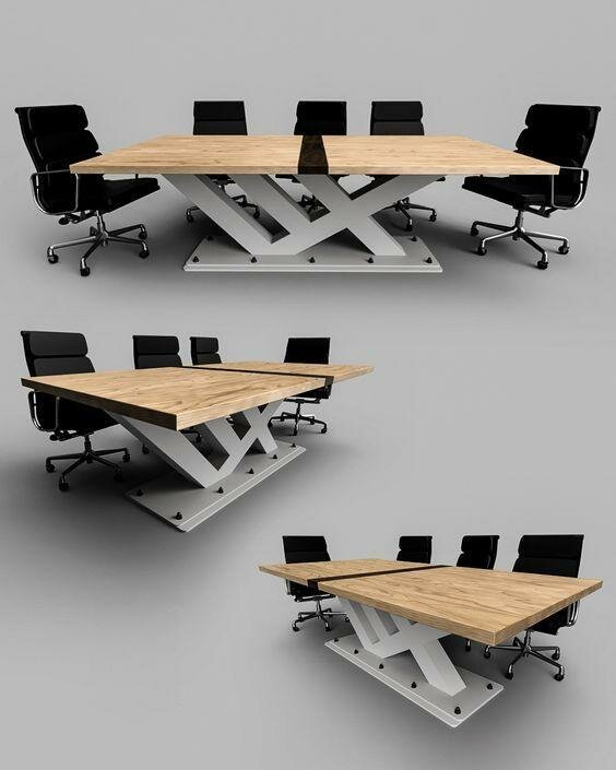 фото Конференц-стол для переговоров, промышленный дизайн Серно, 220*120 см