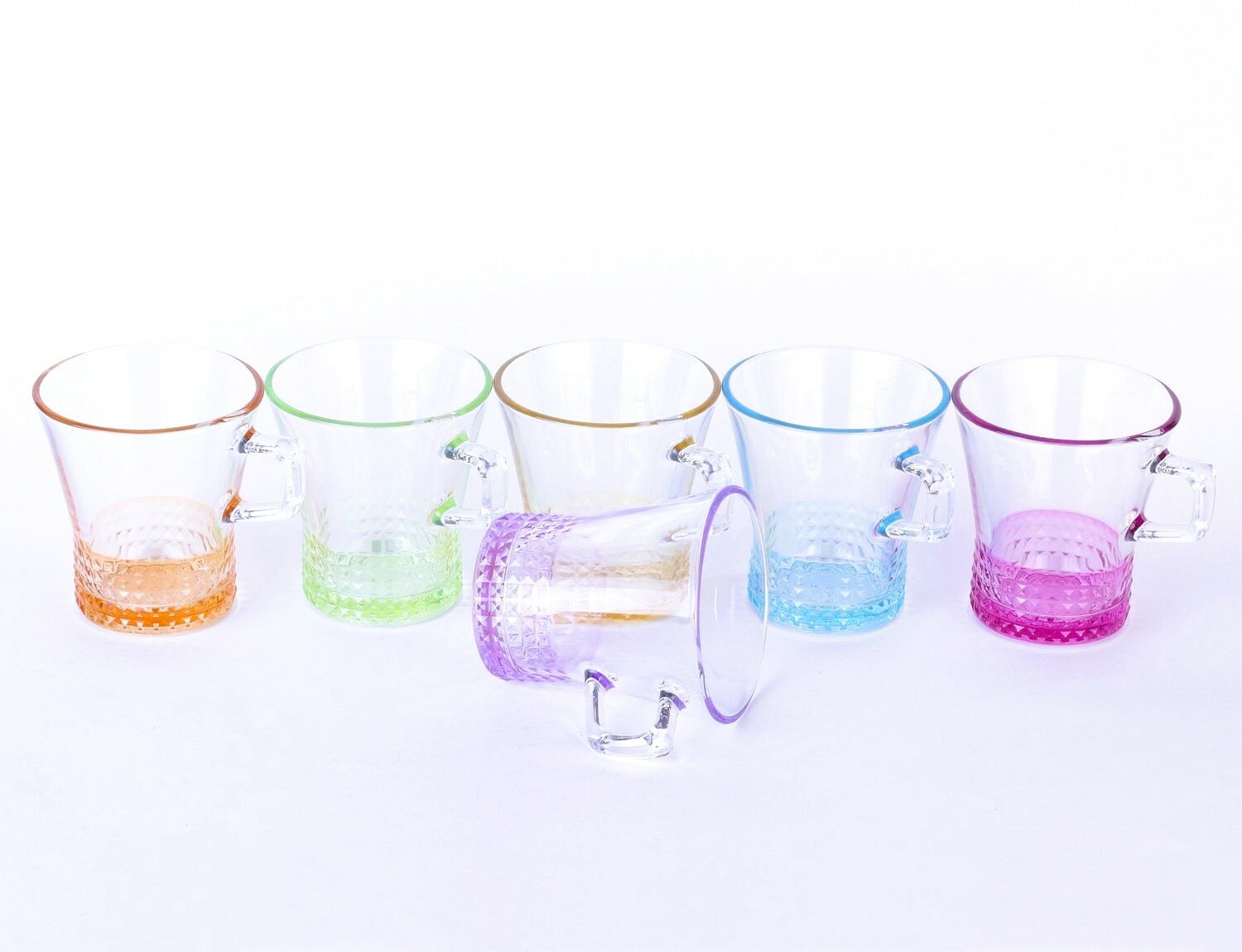 Набор 6шт кружек 250мл d8,7см h9,5см — фото 1