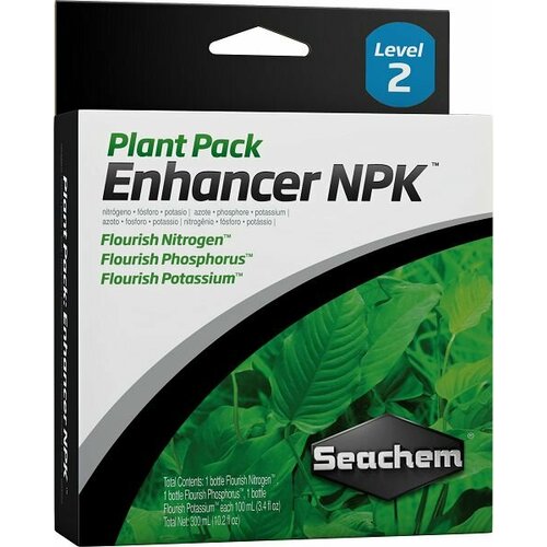 Seachem Комплекс добавок азота, фосфора и калия Seachem Plant Pack: Enhancer (NPK), 3x100 мл