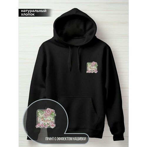 фото Худи hypnotica, размер m, черный