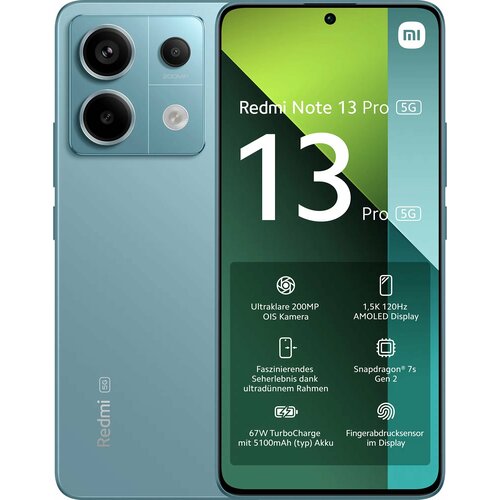 Xiaomi Redmi Note 13 Pro 5G 8256Gb Blue Global Version 32437₽