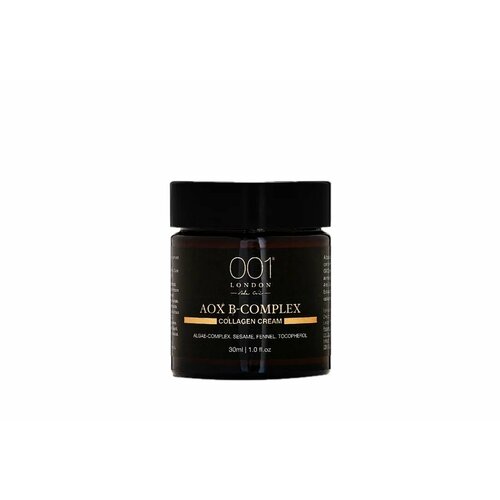 001 SKINCARE LONDON Увлажняющий крем для лица Aox B-Complex Collagen Cream (30 Мл)