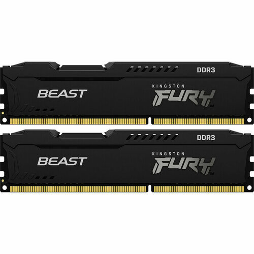 Память оперативная Kingston 8GB DDR3 DIMM FURY Beast Black KF318C10BBK28 755100₽