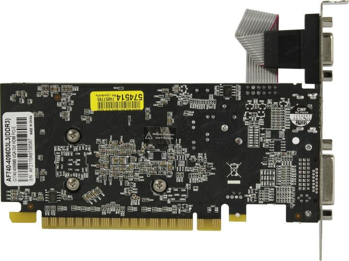 Видеокарта PCI-E Afox 4GB GDDR3 128bit 28nm 902/5000MHz D-Sub/DVI/HDMI - фото №14