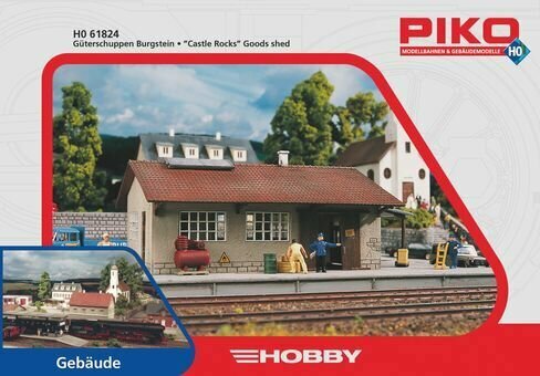 PIKO 61824 Грузовой склад Burgstein, 1:87