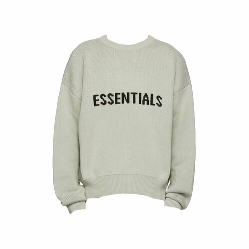 фото Толстовка fear of god essentials pullover sweater, размер xs, хаки