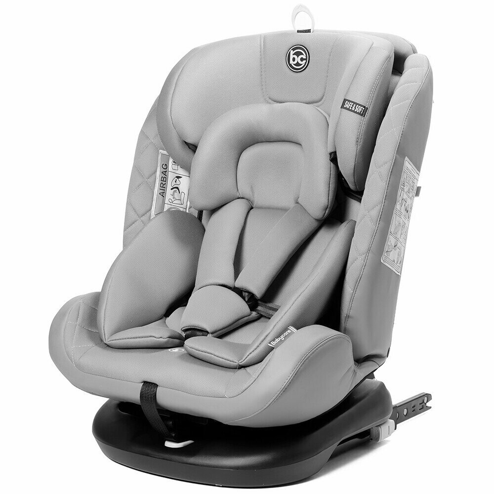 Удерживающее устройство Babycare Shelter Isofix гр. 0+/I/II/III светлый серый