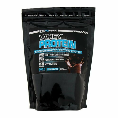 Ironman, Whey Protein, 500г (Шоколад)