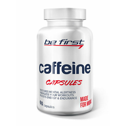 Кофеин 150 мг, 60 капсул / Be First / Для бодрости, похудения / Термогеник