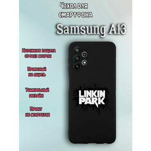 Чехол для телефона Samsung A13 c принтом надпись известной рок группы