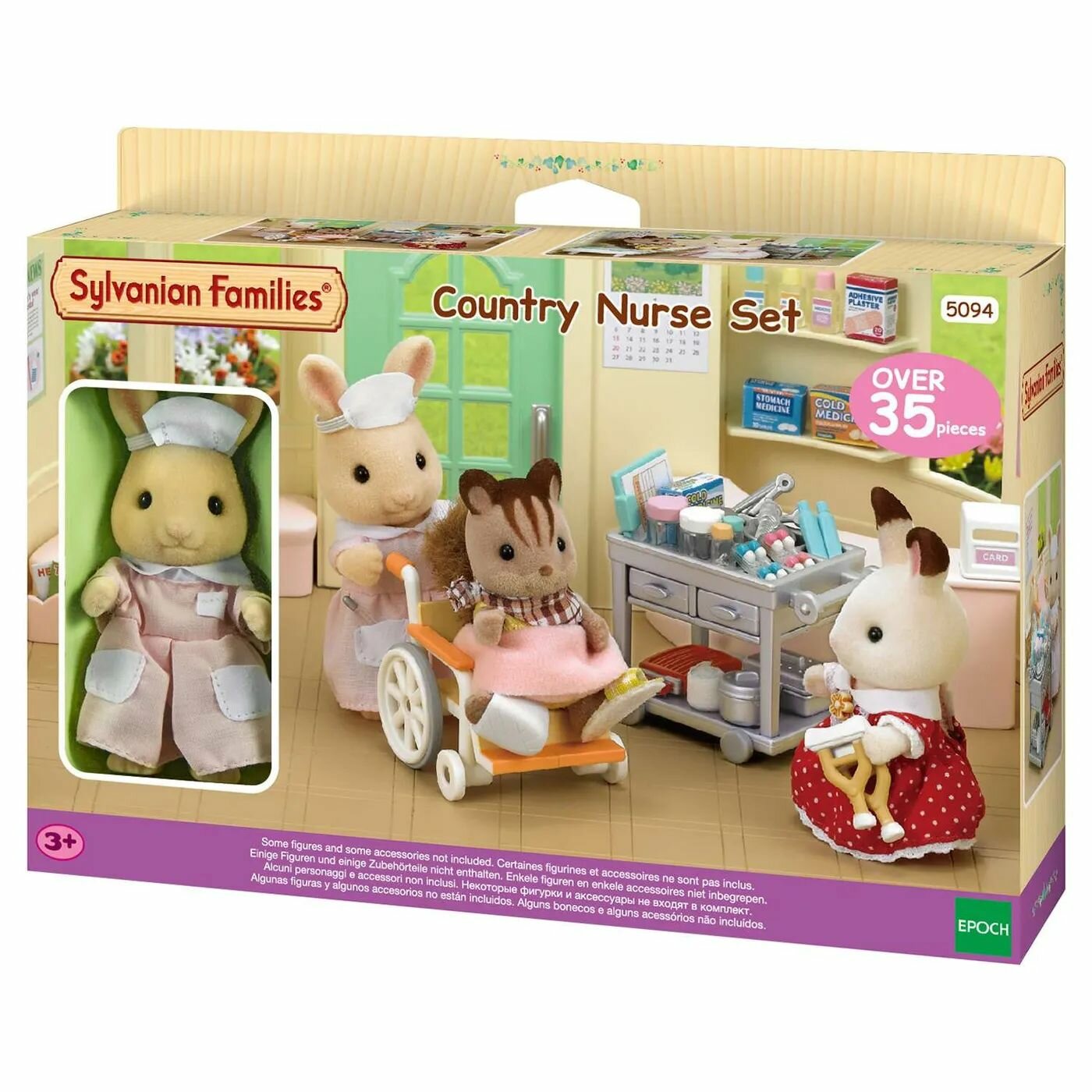 Игровой набор Sylvanian Families Медсесетра с аксессуарами - фото №14