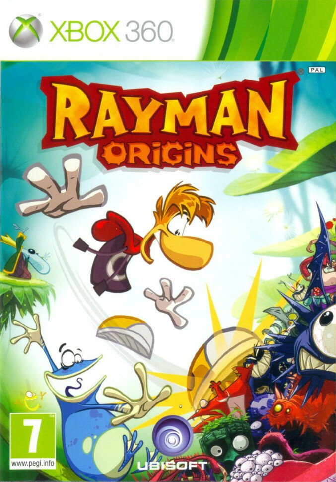 Rayman Origins (Xbox 360) Classics б/у, Полностью Русский