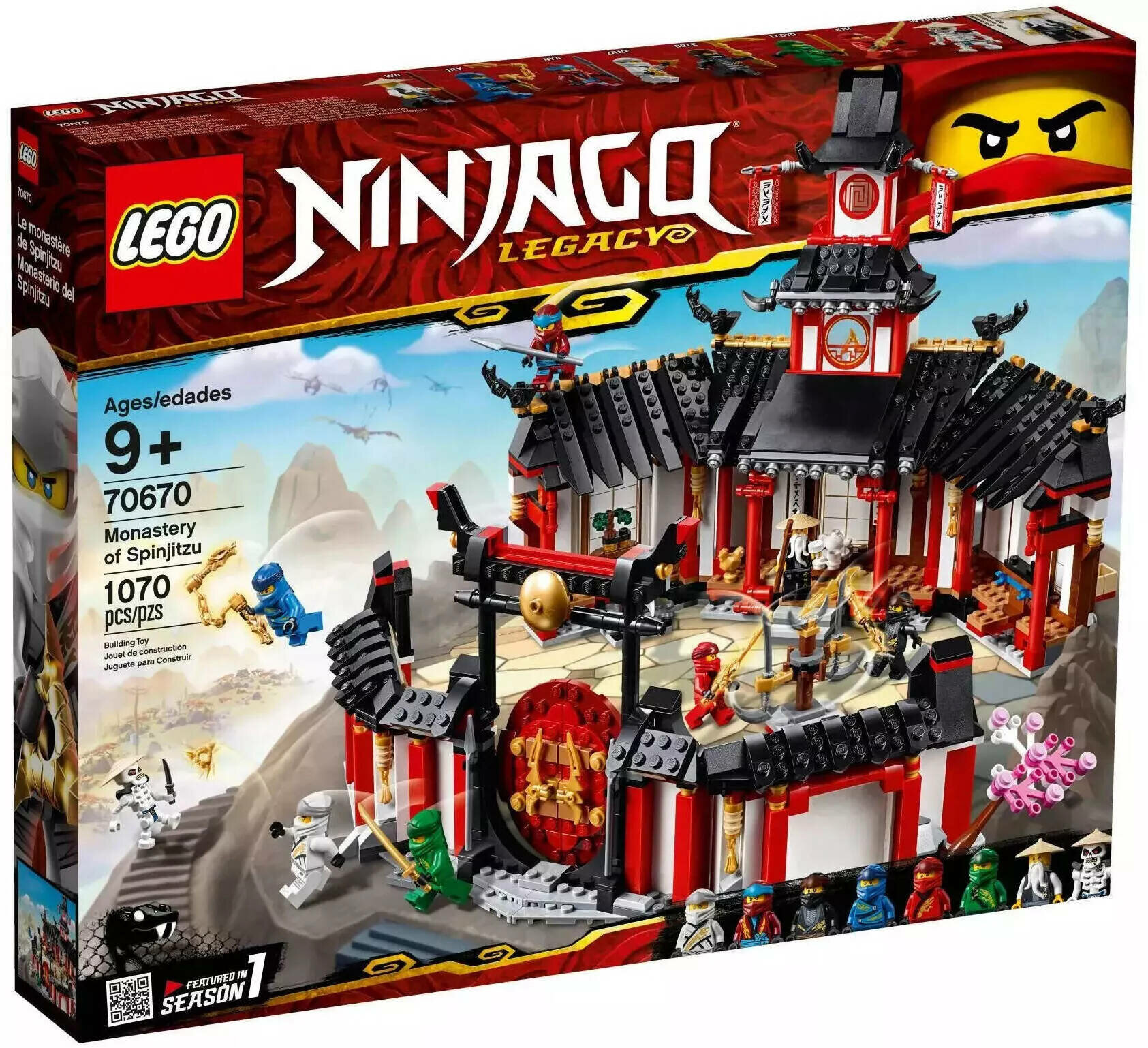 LEGO NINJAGO 70670 Монастырь Кружитцу