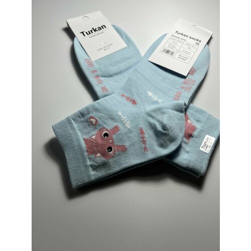 фото Носки turkan, размер 36-41, голубой